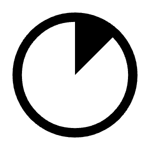 Clock Loader 10 Fill Icon from Outlined Fill - Material Symbols Set