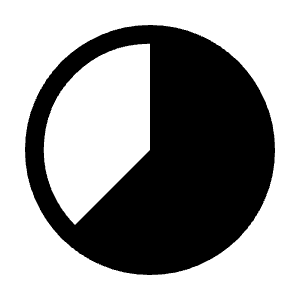 Clock Loader 60 Fill Icon from Sharp Fill - Material Symbols Set