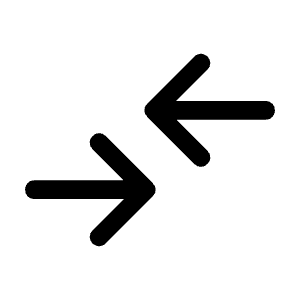 Compare Arrows Fill Icon from Rounded Fill - Material Symbols Set