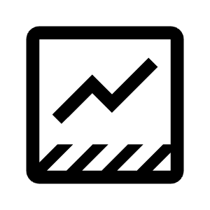 Data Thresholding Icon from Outlined Line - Material Symbols Set