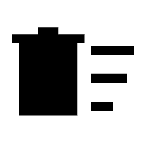 Delete Sweep Fill Icon from Sharp Fill - Material Symbols Set