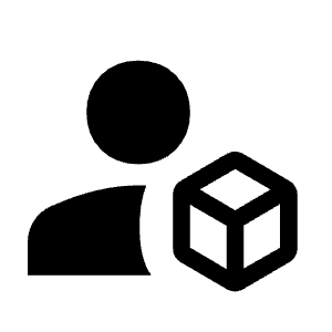 Deployed Code Account Fill Icon from Outlined Fill - Material Symbols Set