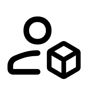 Deployed Code Account Icon from Rounded Line - Material Symbols Set
