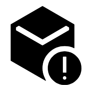 Deployed Code Alert Fill Icon from Sharp Fill - Material Symbols Set