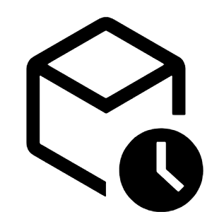 Deployed Code History Icon from Outlined Line - Material Symbols Set