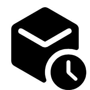 Deployed Code History Fill Icon from Rounded Fill - Material Symbols Set