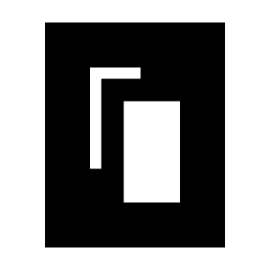Desktop Portrait Fill Icon from Sharp Fill - Material Symbols Set