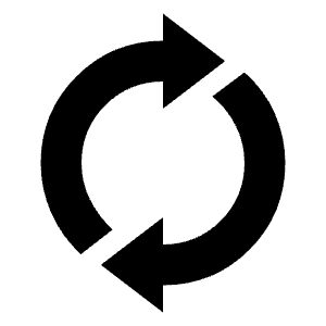 Directory Sync Fill Icon from Sharp Fill - Material Symbols Set