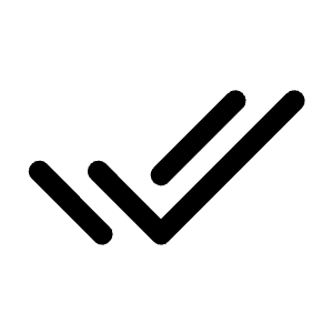 Done All Icon from Rounded Line - Material Symbols Set