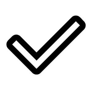 Done Outline Fill Icon from Rounded Fill - Material Symbols Set
