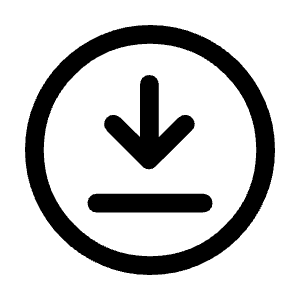 Download For Offline Icon from Rounded Line - Material Symbols Set