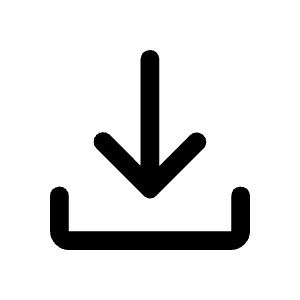 Download Icon from Rounded Line - Material Symbols Set