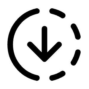 Downloading Icon from Rounded Line - Material Symbols Set