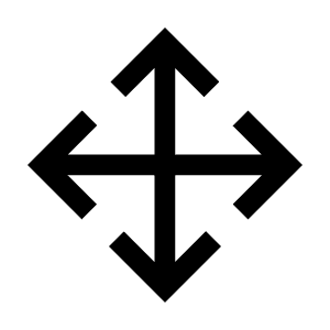 Drag Pan Fill Icon from Sharp Fill - Material Symbols Set
