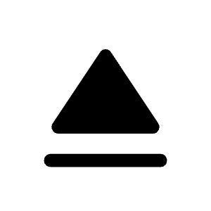 Eject Fill Icon from Rounded Fill - Material Symbols Set