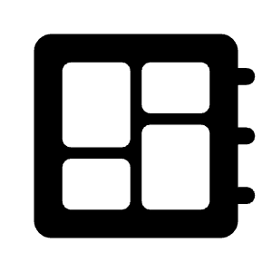 Empty Dashboard Fill Icon from Rounded Fill - Material Symbols Set