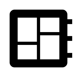 Empty Dashboard Fill Icon from Outlined Fill - Material Symbols Set