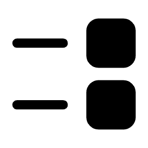 Event List Fill Icon from Rounded Fill - Material Symbols Set