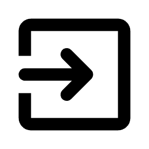 Exit To App Fill Icon from Rounded Fill - Streamline Material Free Set