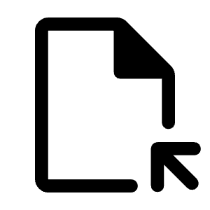 File Open Icon from Rounded Line - Material Symbols Set