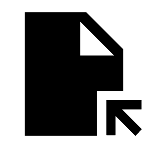 File Open Fill Icon from Sharp Fill - Material Symbols Set