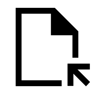 File Open Icon from Sharp Line - Material Symbols Set