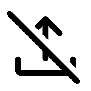 File Upload Off Icon from Rounded Line - Material Symbols Set
