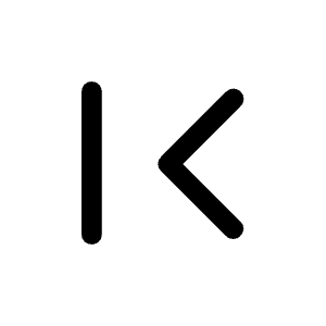 First Page Icon from Rounded Line - Material Symbols Set