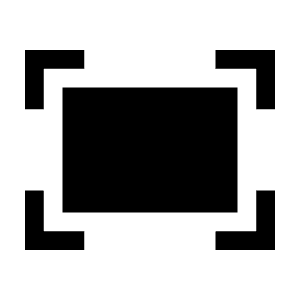 Fit Screen Fill Icon from Sharp Fill - Material Symbols Set