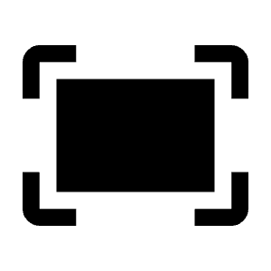 Fit Screen Fill Icon from Outlined Fill - Material Symbols Set