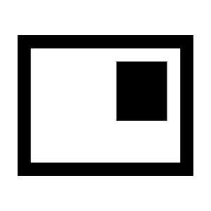 Float Landscape 2 Icon from Sharp Line - Material Symbols Set