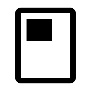 Float Portrait 2 Icon from Outlined Line - Material Symbols Set