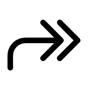 Forward Fill Icon from Rounded Fill - Material Symbols Set