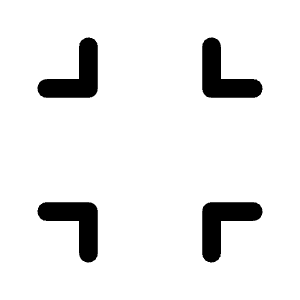 Fullscreen Exit Fill Icon from Rounded Fill - Material Symbols Set