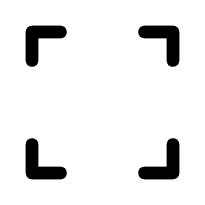 Fullscreen Icon from Rounded Line - Material Symbols Set