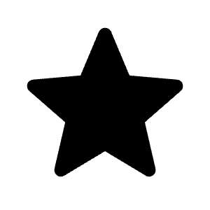 Grade Fill Icon from Rounded Fill - Material Symbols Set