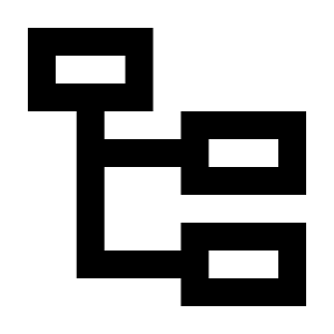 Hierarchy 3 Icon from Sharp Line - Streamline Material Free Set