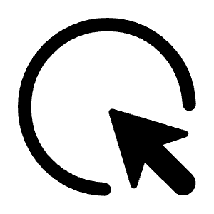 Highlight Mouse Cursor Fill Icon from Rounded Fill - Material Symbols Set