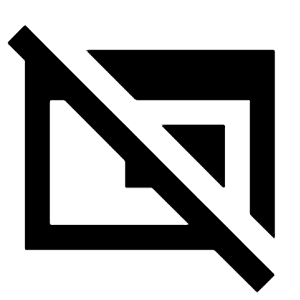 Iframe Off Fill Icon from Sharp Fill - Streamline Material Free Set