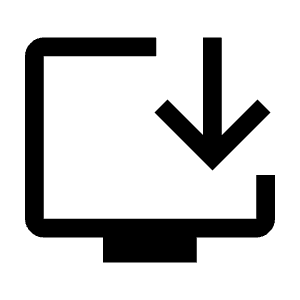 Install Desktop Fill Icon from Outlined Fill - Material Symbols Set