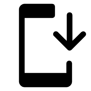 Install Mobile Fill Icon from Rounded Fill - Material Symbols Set