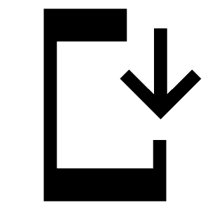 Install Mobile Fill Icon from Sharp Fill - Material Symbols Set