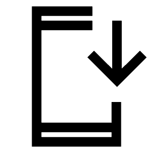 Install Mobile Icon from Sharp Line - Material Symbols Set