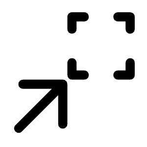 Jump To Element Icon from Rounded Line - Material Symbols Set