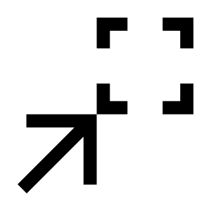 Jump To Element Icon from Sharp Line - Material Symbols Set