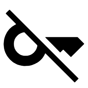 Key Off Fill Icon from Outlined Fill - Material Symbols Set
