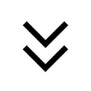 Keyboard Double Arrow Down Fill Icon from Sharp Fill - Material Symbols Set