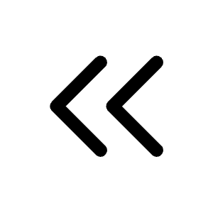 Keyboard Double Arrow Left Fill Icon from Rounded Fill - Material Symbols Set