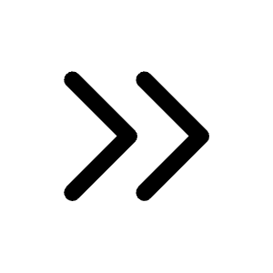 Keyboard Double Arrow Right Fill Icon from Rounded Fill - Material Symbols Set