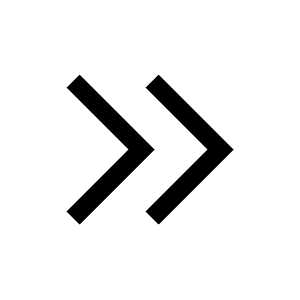Keyboard Double Arrow Right Fill Icon from Outlined Fill - Material Symbols Set